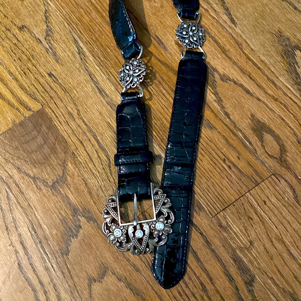 Brighton Black Leather Women’s Belt